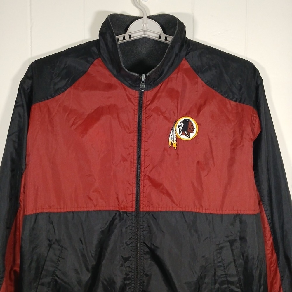 VTG 90s Washington Redskins REVERSIBLE NFL Jacket G-III Carl Banks Men's Large - Picture 13 of 16